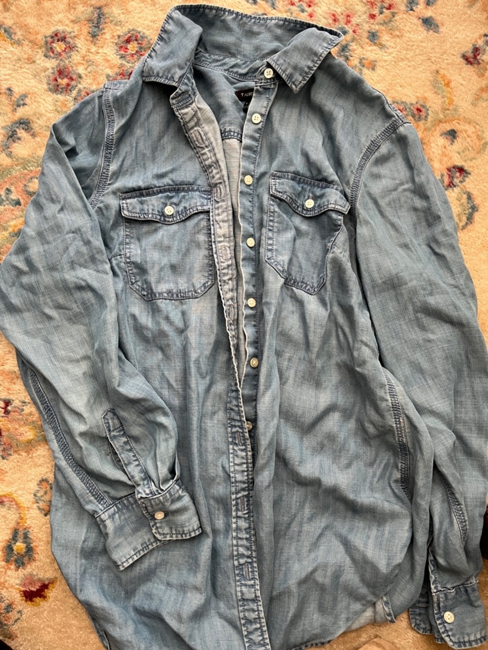 Talbots M button up
